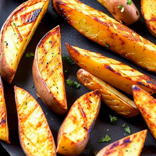 Halal BBQ Potato Wedges