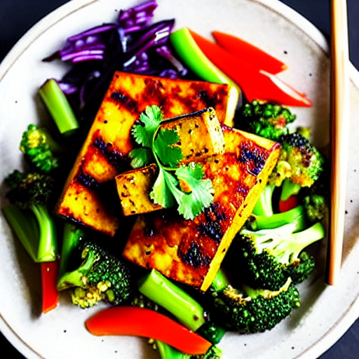 Vegetarian Black Pepper Tofu