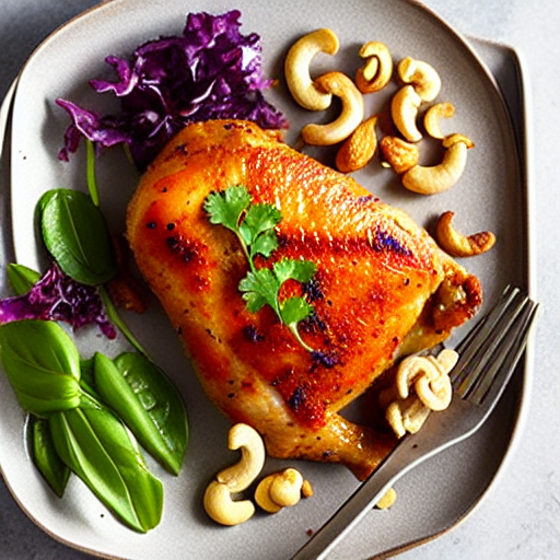 Baked Chicken with Cashews