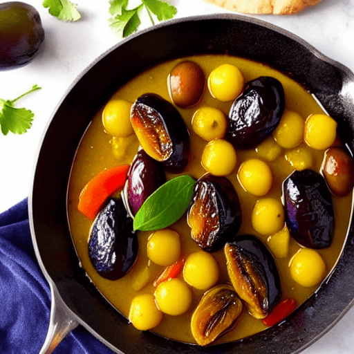 Tajine de Prunes Jaunes
