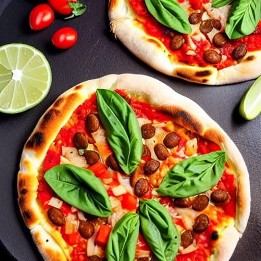 Pizzas de Frijoles