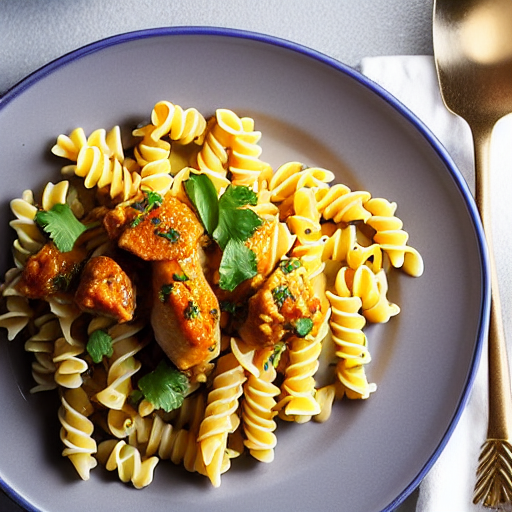 Fusilli ao Molho de Frango
