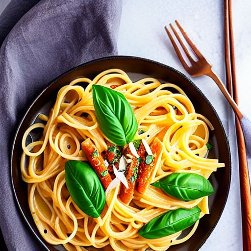 Pasta with Coconut Milk