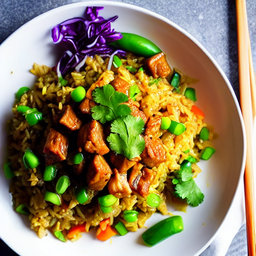 Khao Pad Kua Moo Pad