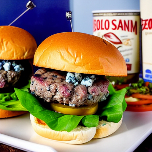 Bison Blue Cheese Burger