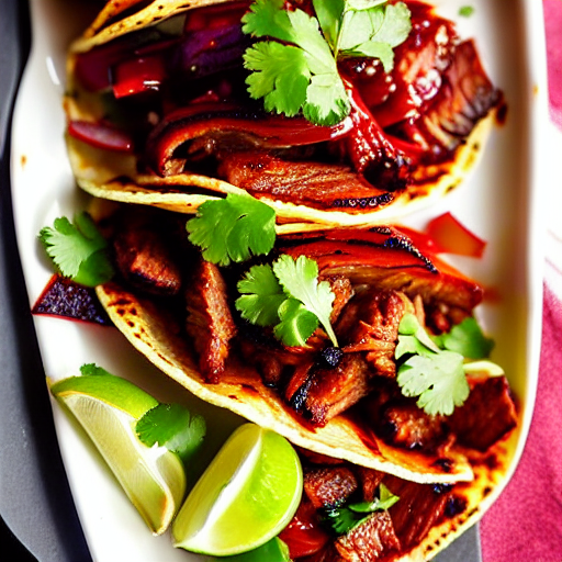 Halal BBQ Brisket Tacos