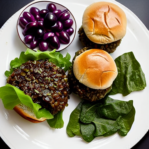 Stuffed Grape Leaf Burger
