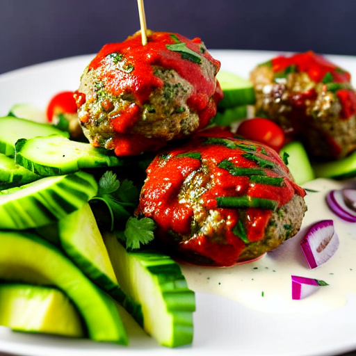Keto Lamb Kofta Burger