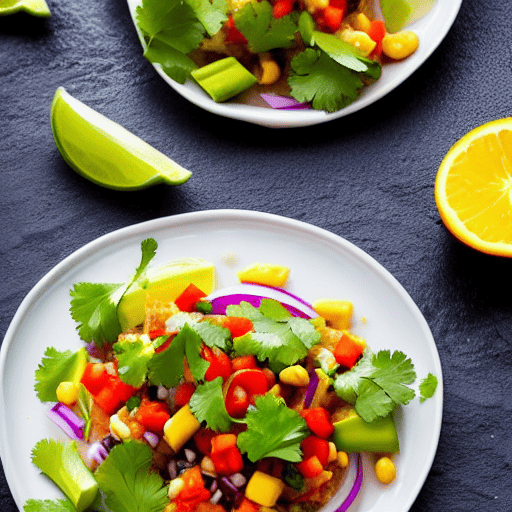 Tostadas de Ceviche Vegetal