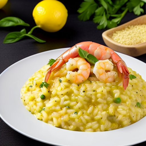 Risotto al Limone e Gamberi