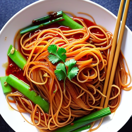 Vegetarian Sichuan Cold Noodles