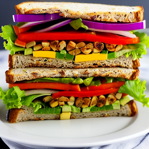 Vegan Club Sandwich