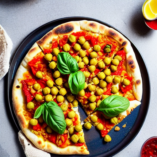 Chickpea Pizza Fatteh