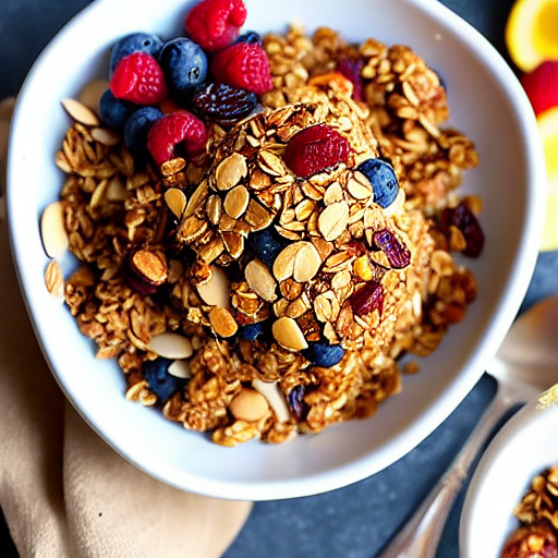 Granola with Almond Milk
