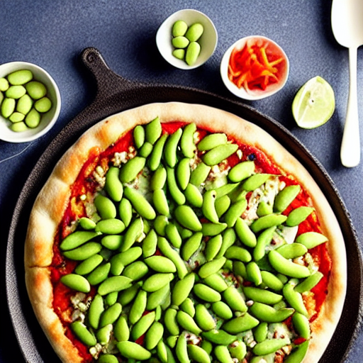 Edamame Pizza