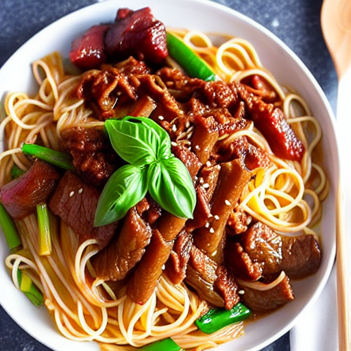 Korean BBQ Pasta