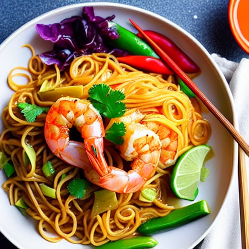 Spicy Shrimp Noodles
