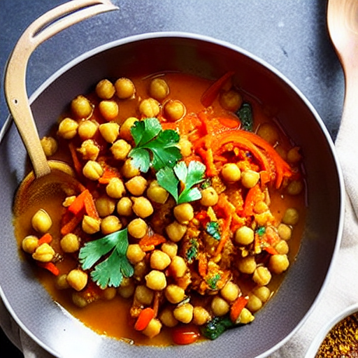 Chickpea and Carrot Tagine