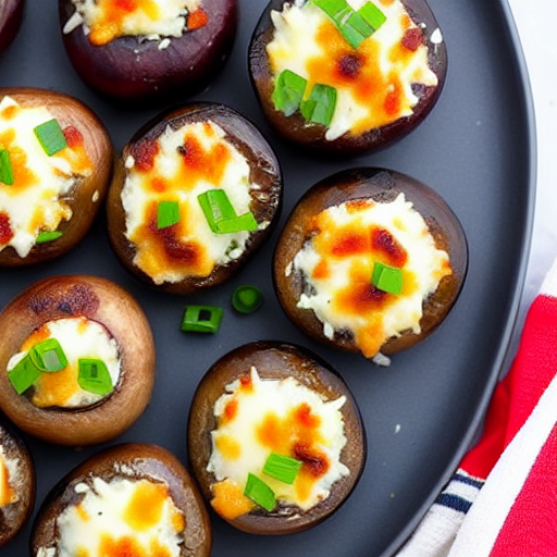 Cheese-Stuffed Mushrooms