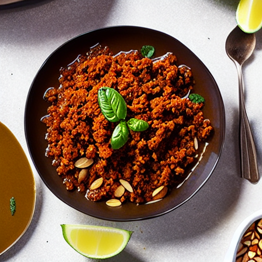 Mrouzia with Almonds