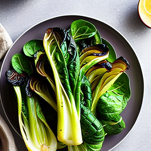 Charred Bok Choy