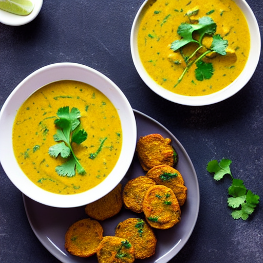 Keto Kadhi Pakora