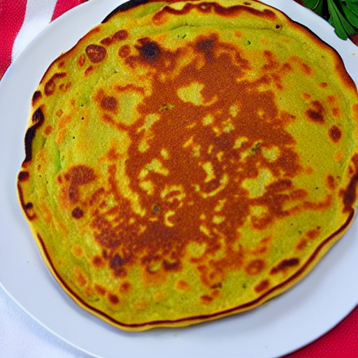 Baked Chana Dal Pancake
