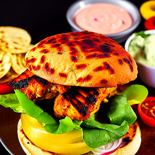 Tandoori Chicken Burger