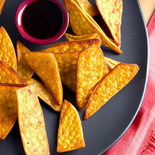 Baked Tofu Chips
