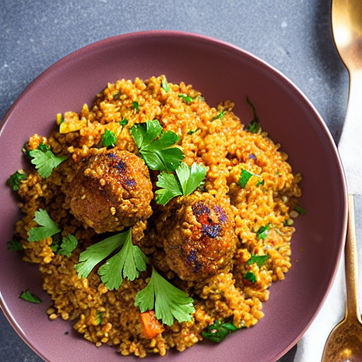 Köfteli Bulgur
