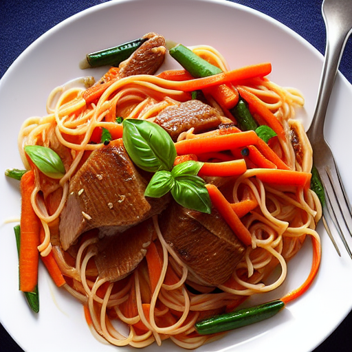 Pasta with Duck and Carrots