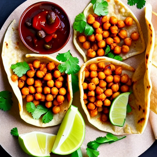 BBQ Chickpea Wraps