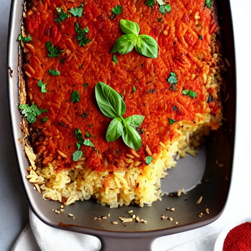 Eggplant Rice Casserole