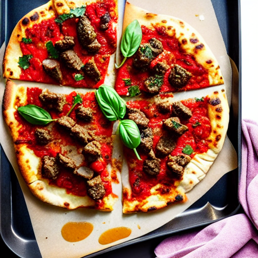 Keto Moroccan Lamb Pizza
