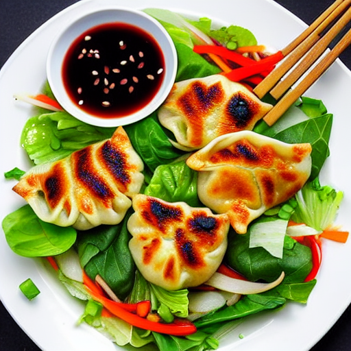 Yaki Gyoza Salad