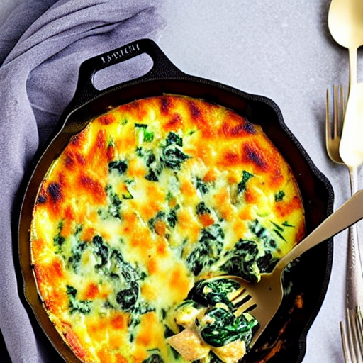 Keto Chicken and Spinach Casserole