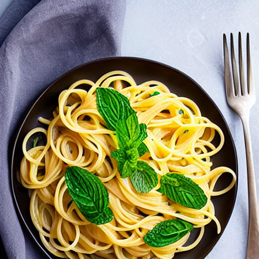 Pasta with Mint