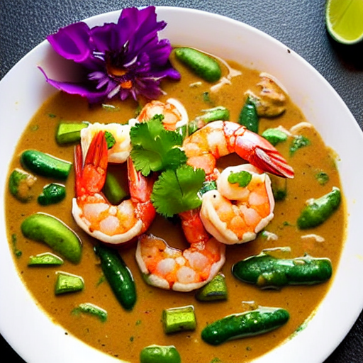 Camarones con Coco