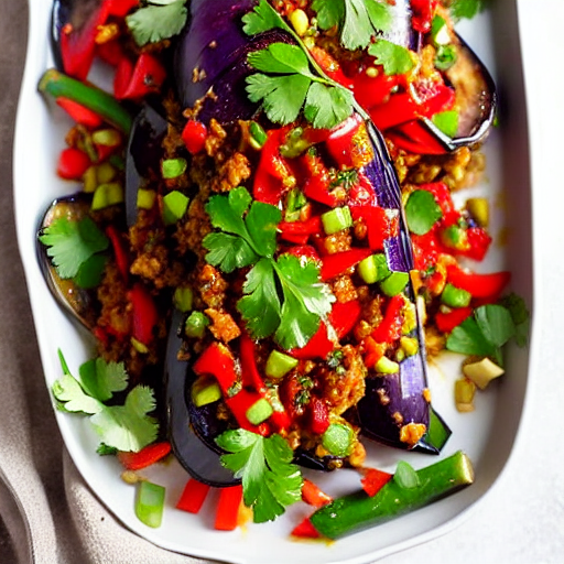 Spicy Eggplant Salad