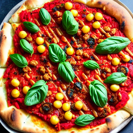 Harissa Vegetable Pizza
