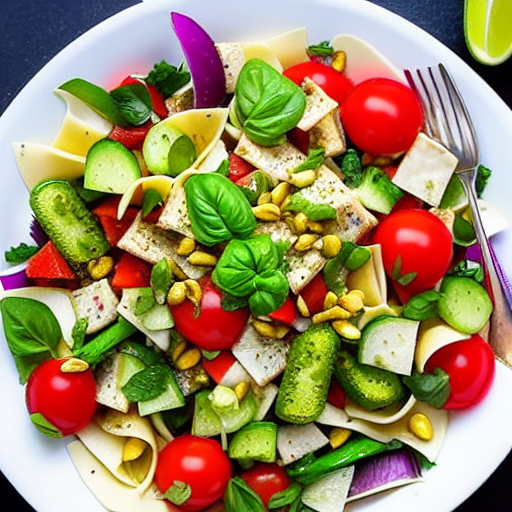 Fattoush Pasta Salad