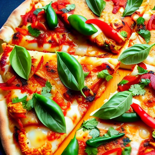 Spicy Seafood Pizza