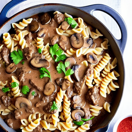 Beef Stroganoff Casserole