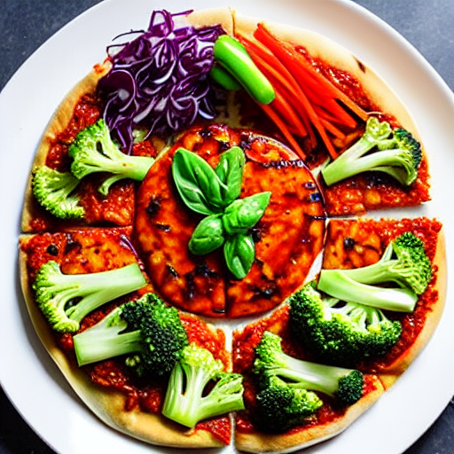 Korean Veggie Pizza