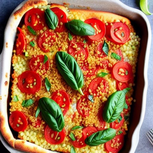 Couscous Pizza Bake