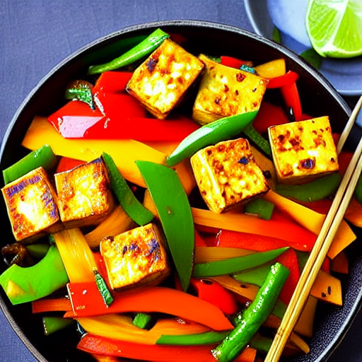Kadai Tofu Stir-fry