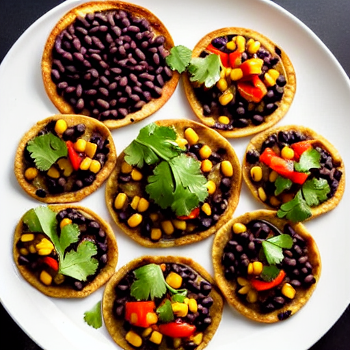 Sopes de Frijoles Negros