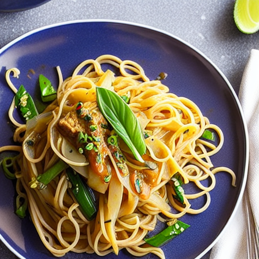 Vegetarian Garlic Noodles