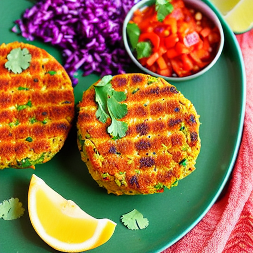 Spiced Chickpea Burger