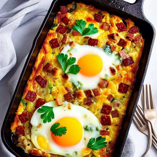 Egg and Sausage Breakfast Bake